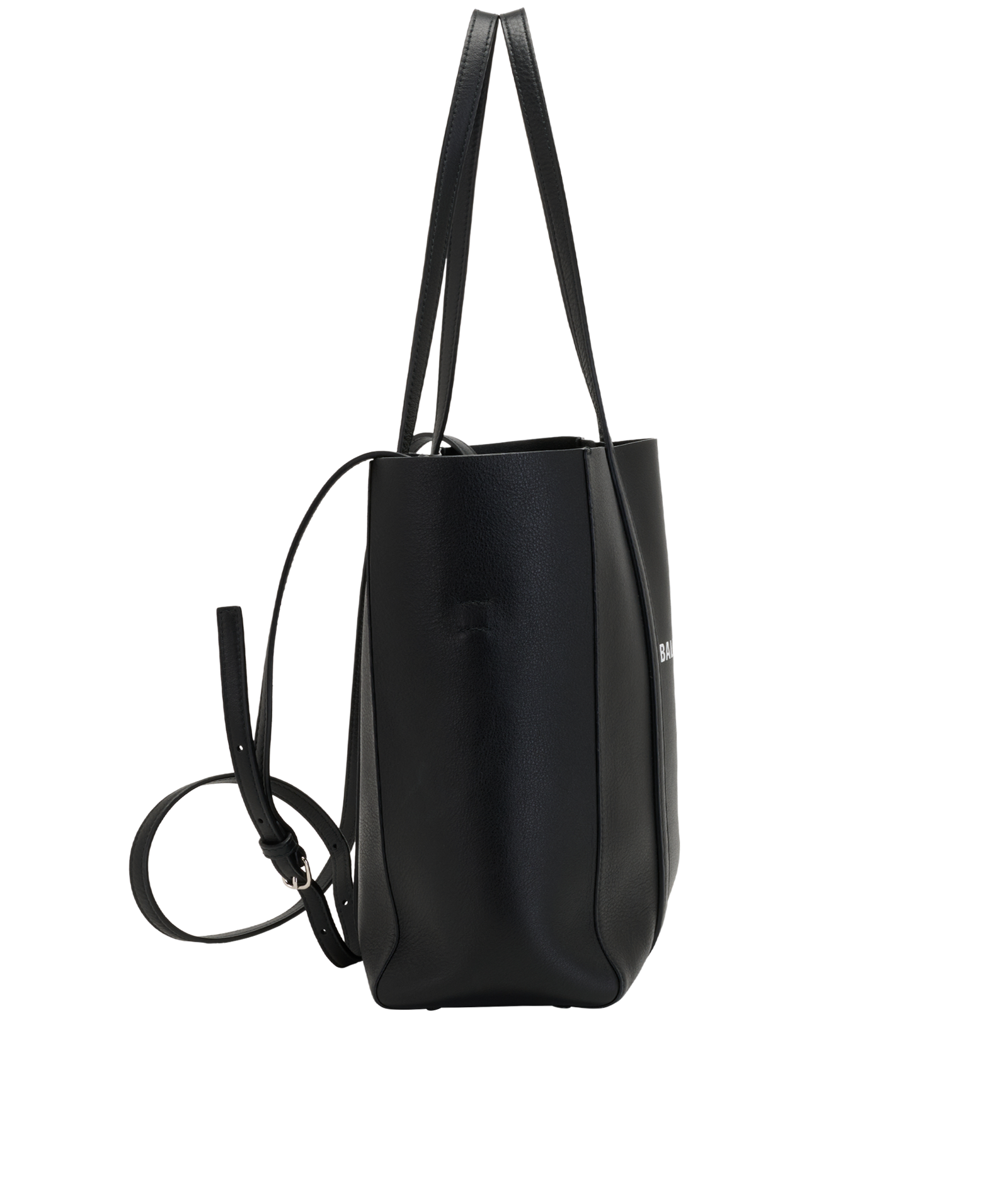 Everyday Tote, &pound;595, Handbags, Black, Leather, Side view